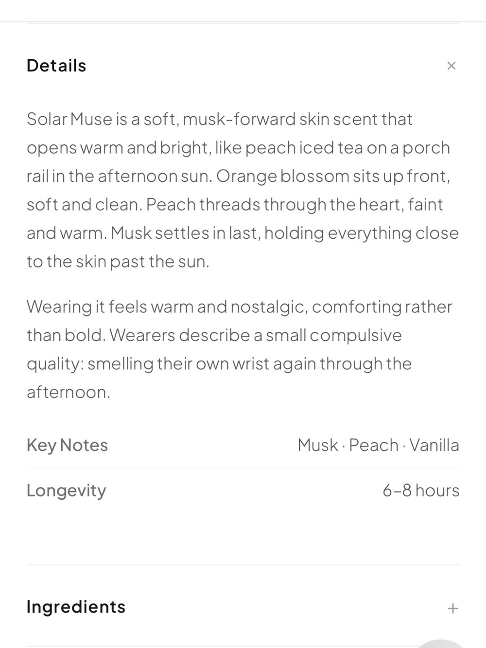 noteworthy n,729 Solar Muse - travel size - Picture 3 of 4